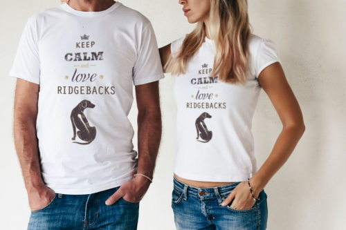 T-Shirt "KEEP CALM" weiß